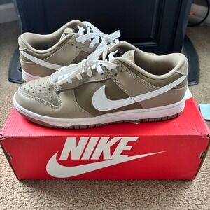 Nike Dunk Low Judge Gray Sneakers Men's 11 Brown Tan White